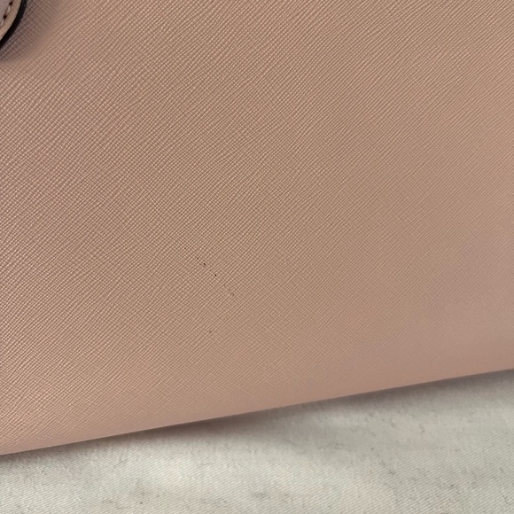 Tory Burch Emerson Pink Quartz Saffiano Leather Tote Bag Gold Hardware - Picture 15 of 17